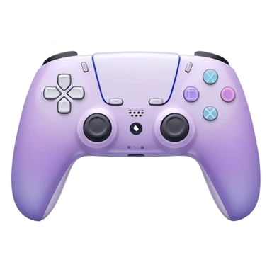 Ps5 pastel purple and white gradients controller  sticker
