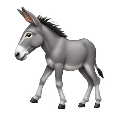 donkey in high heels sticker