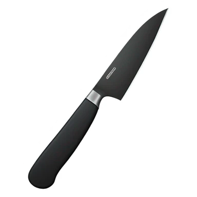 Black kitchen knife  sticker