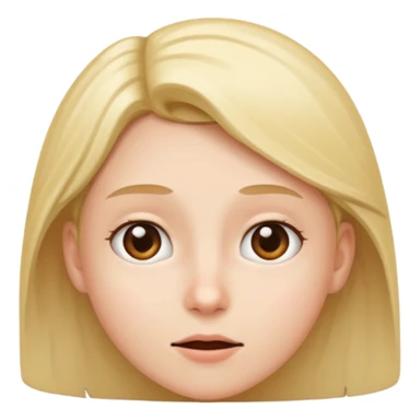 person looking up left sticker