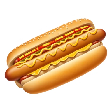 hot dog and french fries sticker