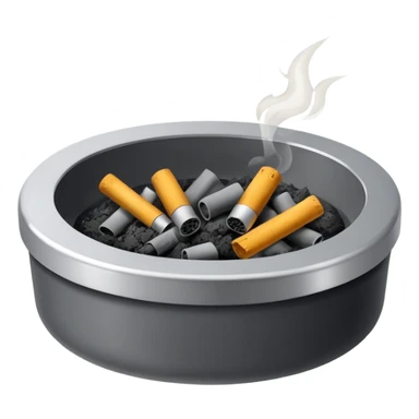 ashtray
 sticker