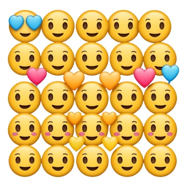 Emojis fofos sticker