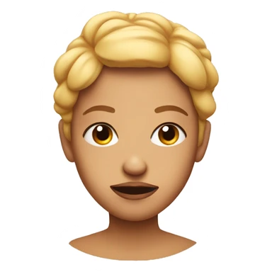 Emoji face with Resting bitch face sticker