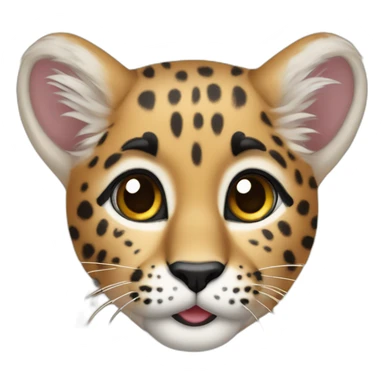 bebe guepard sticker