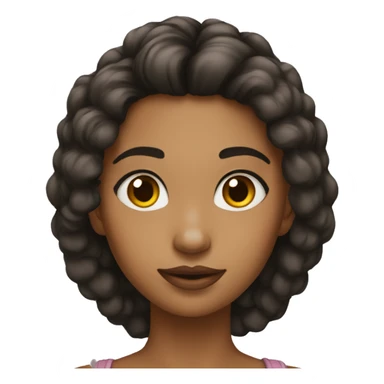 Fille quu se maquille  sticker