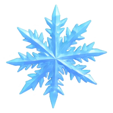 ice crystal sticker