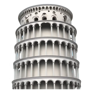 The Leaning Tower of Pisa  sticker