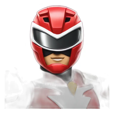 power ranger spd red drinking beer sticker