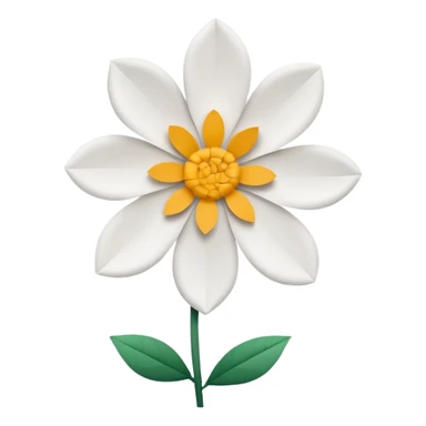 flor de papel sticker