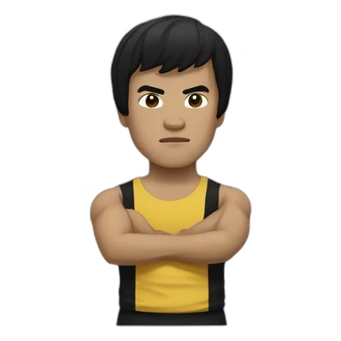 Brucelee sticker