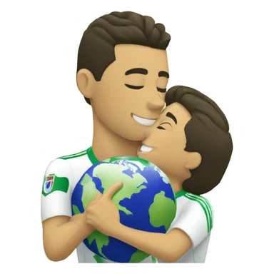 Cristiano Ronaldo Kissing the world cup sticker