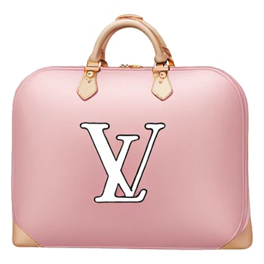 Pastel pink louis Vuitton logo sticker
