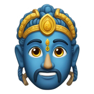 Jai Shree ram falag sticker