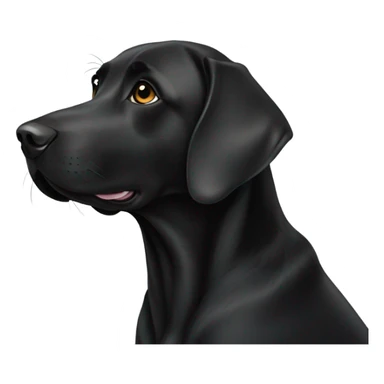 Black lab at the doctor sticker