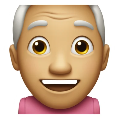 Holding in laugh sticker