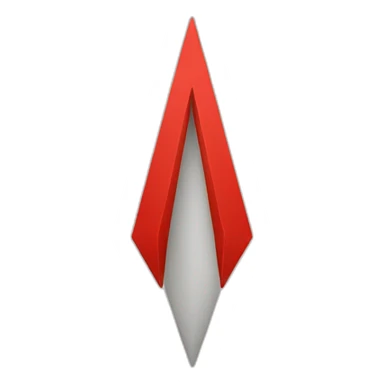 Red arrow up sticker