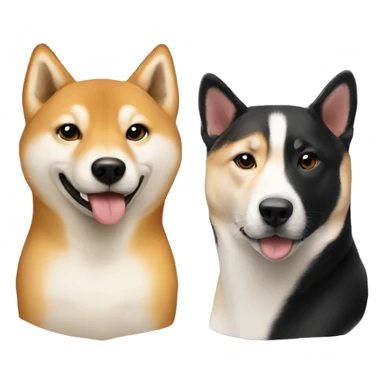 MUSK WITH A Shiba Inu. sticker