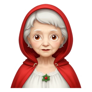 The Grandmother in the fairy tale Little Red Riding Hood sticker