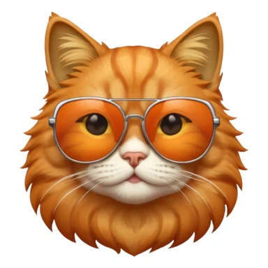 cool cat with sunglasses sticker