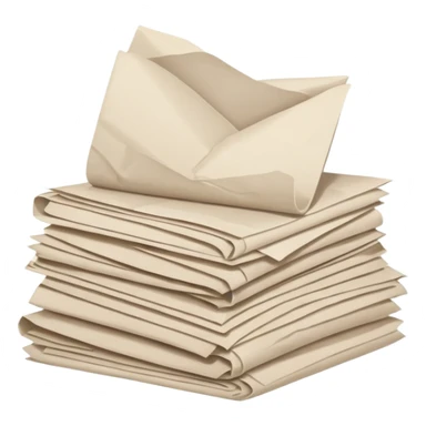 pile of papers sticker