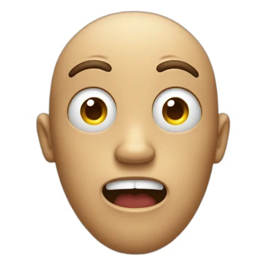 moaning face sticker