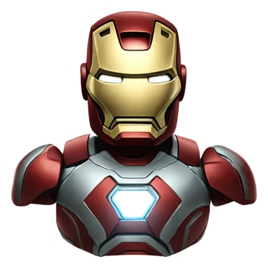réalistic Fat iron man sticker