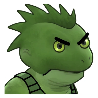 red punk mohawk emoji sticker