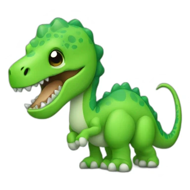 judgy Dinosaur green sticker