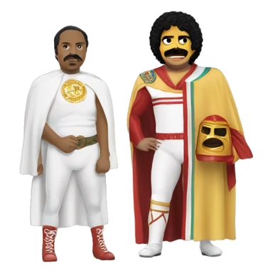 Encarnacion and nacho libre sticker