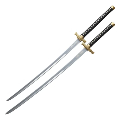 Famous Katana,on blade full chinese names. sticker