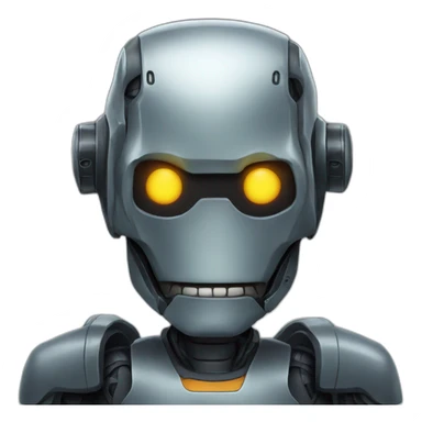 villain robot  sticker