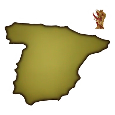 Map ofSpanish empire sticker