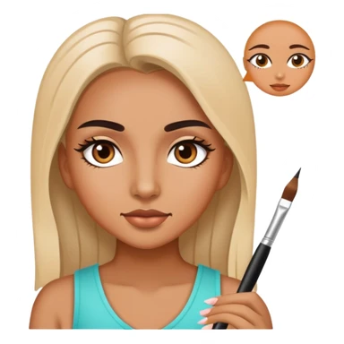 Girl is a lash artist  sticker