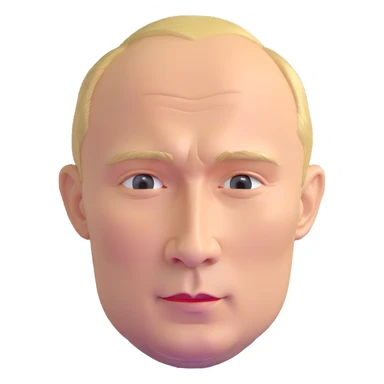 Vladimir Putin face sticker