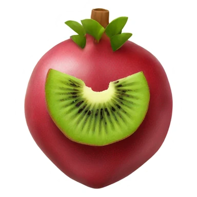 Kiwi and Pomegranate sticker