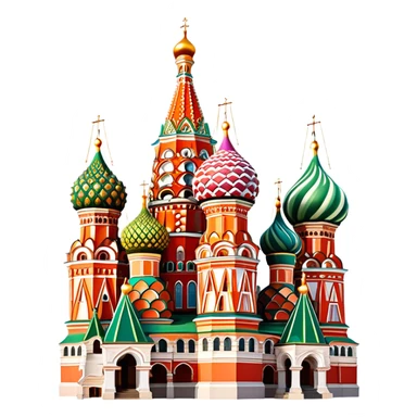 saint basil's cathedral sticker