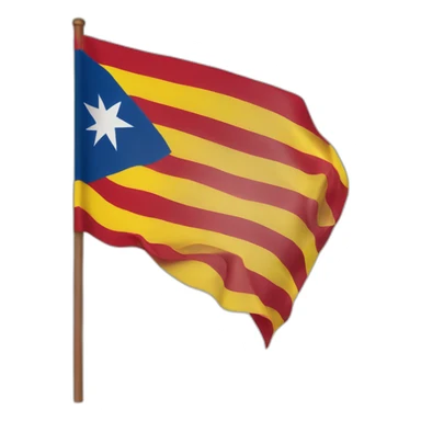 catalan flag sticker