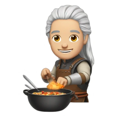The witcher cooking sticker