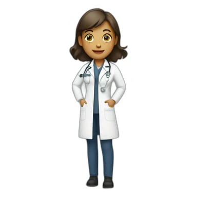 infirmière femme sticker