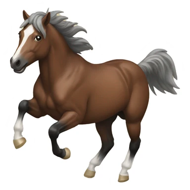 bucking horse sticker