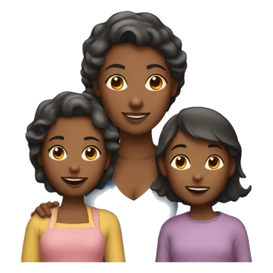 mother and 2 daughters sticker