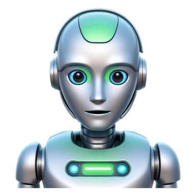 hallucinating robot sticker