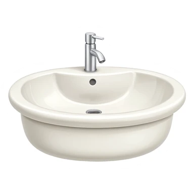 retro wash basin
 sticker