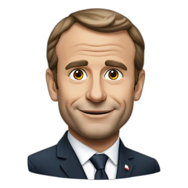 president macron sticker