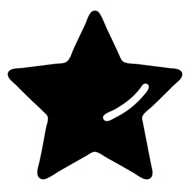 solid icon of a shiny silver star on a glossy black car surface, minimal subtle reflections, focus on mirror shine, elegant and minimal sticker