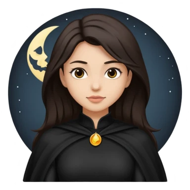 Shadow Moon from American Gods with dark brown hair, black outfit sticker