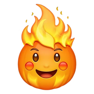 fire imojie iphone sticker