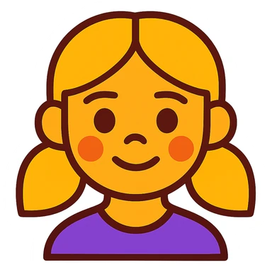 girl emoji vibrant toon style sticker