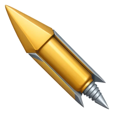 Metal sharp nail, grey  sticker